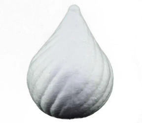 Styropianowa kula ozdobna 10x8cm 4szt - Brewis