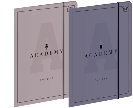 Teczka z gunką A4+ Academy (10szt) - INTERDRUK