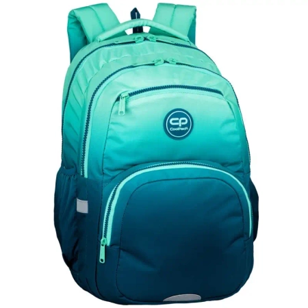 Plecak szkolny wielokomorowy CoolPack Odcienie zieleni 23 l