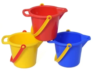 Wiaderko z dzióbkiem 14cm mix - Plasto