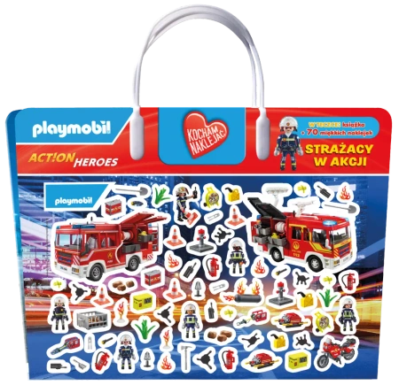 Playmobil Action Heroes. Kocham naklejać - praca zbiorowa
