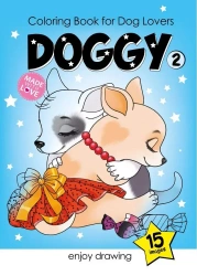 Kolorowanka A4 15 obrazków Pieski 2 - Fresh