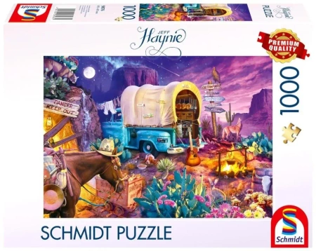 Puzzle PQ 1000 Jeff Haynie Biwak na Dzikim... - Schmidt