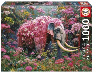 Puzzle 1000 Kwiatowy słoń - Educa