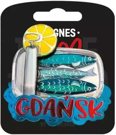 Magnes I love Poland Gdańsk ILP-MAG-A-GD-31 - Pan Dragon