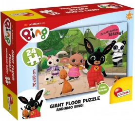 Bing - Ogromne puzzle podłogowe 1 - Lisciani