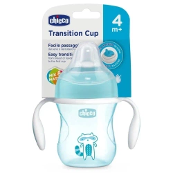 Kubek treningowy z miękkim ustnikiem 200ml nieb. - Chicco
