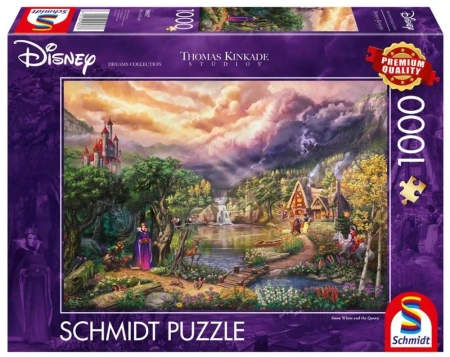 Puzzle PQ 1000 THOMAS KINKADE Królewna Śnieżka... - Schmidt