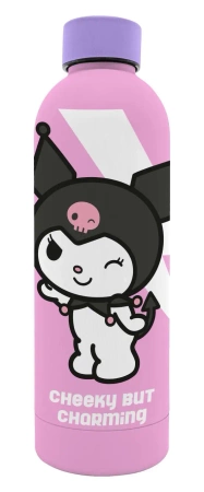 Butelka 800ml ze stali nierdzewnej Kuromi KU00003 - Kids Euroswan