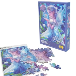 Puzzle z brokatem księżniczka 100 elementów - Askato