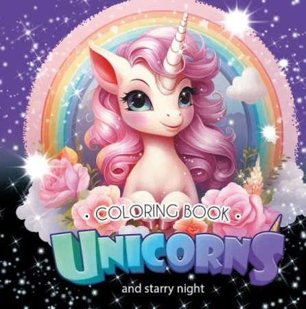 Kolorowanka 160x160 Unicorns Jednorożce - Fresh
