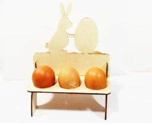 Podstawka pod 6 jajek do ozdabiania Królik z jajk. - Galeria Hobby