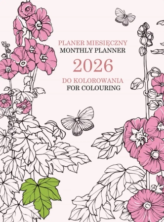 Planer 2026 miesięczny kolorowanka - Eurograf BIS kalendarze