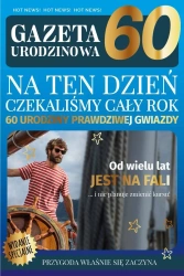 Karnet Urodziny gazeta 60 - Armin Style