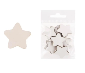 Dekoracja drewniana 12szt Gwiazda duża - Cresco