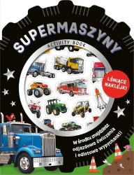 Wypukłe naklejki metaliczne. Supermaszyny - praca zbiorowa
