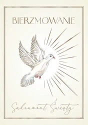 Karnet A5 Bierzmowanie - Gołąb - Henry