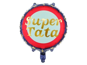 Balon foliowy Super Tata 45cm - PartyDeco