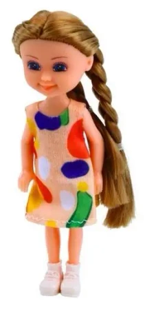 Mini laleczka z długimi włosami 15cm - Leantoys