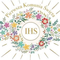 Karnet KW Komunia. Wianek - Henry