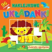 Naklejkowe układanki Zwierzęta egzotyczne - Monika Tomaszewska