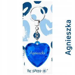 Brelok Serce Agnieszka - Be-Happy Gifts