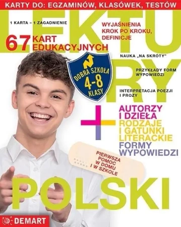 Karty edukacyjne - Język polski. Lektury - opracowanie zbiorowe