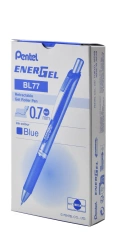 Pióro kulkowe 0,7 mm EnerGel BL77 niebieski 12 szt. - PENTEL