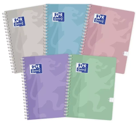 Kołozeszyt Oxford A5 80 kartek w kratkę - Oxford art pap