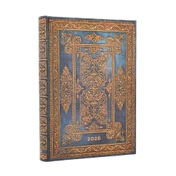 Kalendarz książkowy midi 2026 Blue Luxe - Paperblanks
