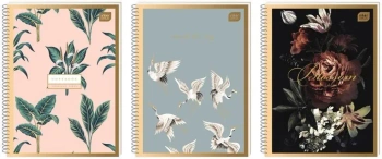 Kołozeszyt A4/50K kratka Satin Gold (10szt) - INTERDRUK