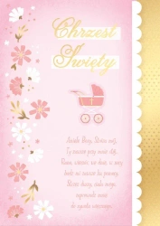 Karnet Chrzest - Kukartka