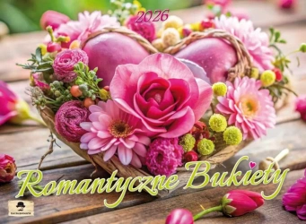 Kalendarz 2026 Ścienny albumowy bukiety - Pan Kalendarzyk