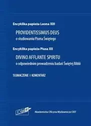 Encyklika Leona XIII PROVIDENTISSIMUS DEUS i Piusa XII DIVINO AFFLANTE SPIRITU. - Lang Andrzej