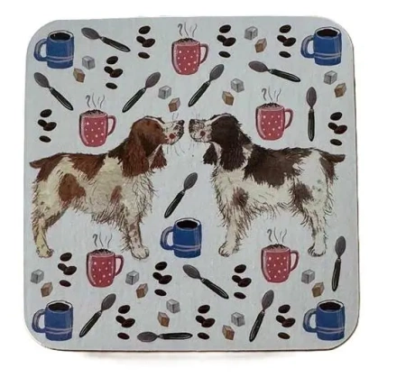 Podkładka pod kubek C248 Psy i kawa - Alex Clark