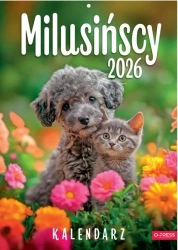 Kalendarz 2026 A4 Wieloplanszowy Milusińscy - O-press