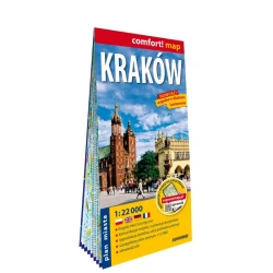 Kraków plan miasta 1:22 000 laminat 2026 - Opracowanie zbiorowe