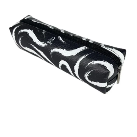 Piórnik prostokąt kostka Maziaje czarne - Bee-bee