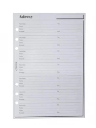 Wkład do organizera MEM/A5 Adresy ANTRA