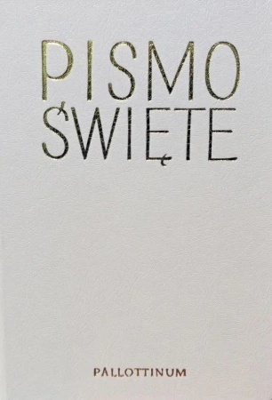 Biblia Pielgrzyma oprawa ekologiczna biała - praca zbiorowa