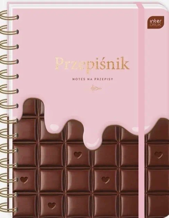 Przepiśnik z gumką A5/240K 90g Chocolate - INTERDRUK