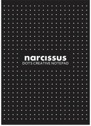 Blok A4/60K Narcisuss kropki czarny (6szt) - Narcissus
