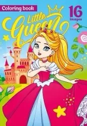 Kolorowanka A4 16 obrazków Mała królewna - Fresh