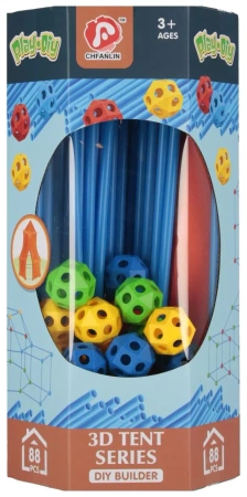 Klocki konstrukcyjne. Słomki i kule - Mega Creative