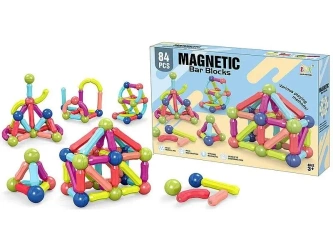 Klocki magnetyczne 3D 84el - ADAR