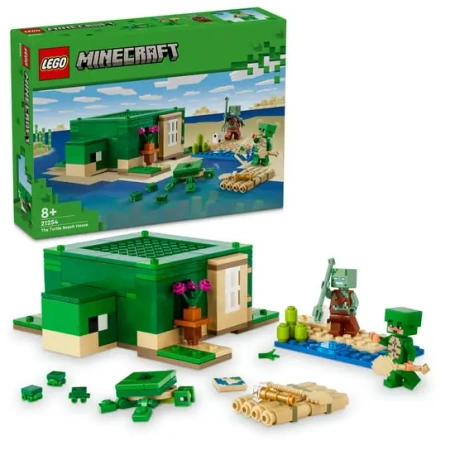 Lego Minecraft Domek na plaży żółwi 21254