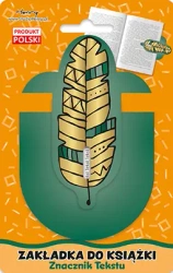 Zakładka znacznik - Pióro boho - Henry