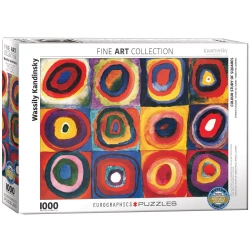 Puzzle 1000 Kandinsky Study Squares 6000-1323 - Eurographics