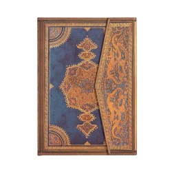 Notatnik linia Safavid Indigo mini - Paperblanks
