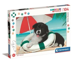 Puzzle 104 Super Kolor Sunny Beach - Clementoni